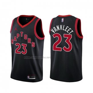 Camiseta Toronto Raptors Fred Vanvleet #23 Statement 2020-21 Negro