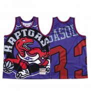 Camiseta Toronto Raptors Marc Gasol #33 Mitchell & Ness Big Face Violeta