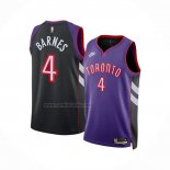 Camiseta Toronto Raptors Scottie Barnes #4 Classic 2024-25 Violeta