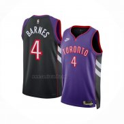 Camiseta Toronto Raptors Scottie Barnes #4 Classic 2024-25 Violeta