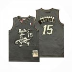 Camiseta Toronto Raptors Vince Carter NO 15 Mitchell & Ness 1998-99 Negro1
