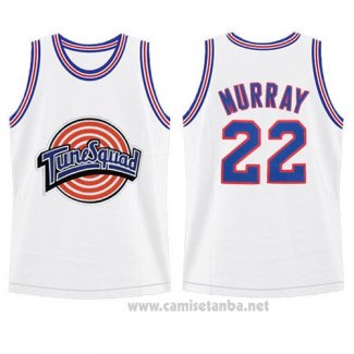 Camiseta Tune Squad Bill Murray #22 Blanco