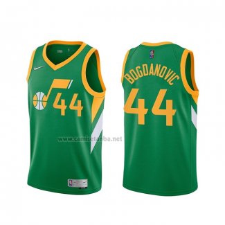 Camiseta Utah Jazz Bojan Bogdanovic #44 Earned 2020-21 Verde