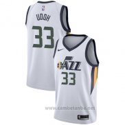 Camiseta Utah Jazz Ekpe Udoh #33 Association 2017-18 Blanco