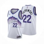Camiseta Utah Jazz Kyle Filipowski NO 22 Association 2025-26 Blanco