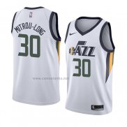 Camiseta Utah Jazz Naz Mitrou-Long #30 Association 2018 Blanco