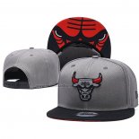 Gorra Chicago Bulls 9FIFTY Snapback Gris Negro Rojo