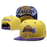 Gorra Los Angeles Lakers Snapback Amarillo Violeta