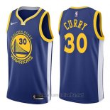 Nike Camiseta Golden State Warriors Stephen Curry #30 2017-18 Azul