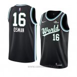 Camiseta 2019 Rising Star Cedi Osman #16 USA Negro