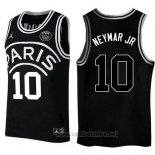 Camiseta AJ x PSG Neymar Jr #10 Negro