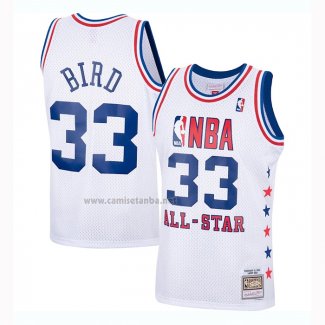 Camiseta All Star 1985 Larry Bird #33 Blanco