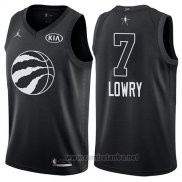 Camiseta All Star 2018 Toronto Raptors Kyle Lowry #7 Negro