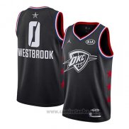 Camiseta All Star 2019 Oklahoma City Thunder Russell Westbrook #0 Negro