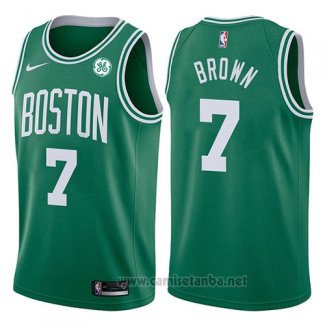 Camiseta Boston Celtics Jaylen Brown #7 2017-18 Verde