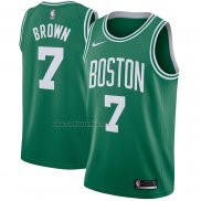 Camiseta Boston Celtics Jaylen Brown #7 Icon 2020-21 Verde