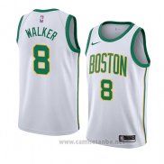 Camiseta Boston Celtics Kemba Walker #8 Ciudad 2019-20 Blanco