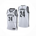 Camiseta Brooklyn Nets Cameron Thomas NO 24 Association 2024-25 Blanco