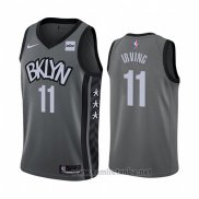 Camiseta Brooklyn Nets Kyrie Irving #11 Statement 2019-20 Gris