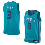 Camiseta Charlotte Hornets Jeremy Lamb #3 Icon 2018 Verde