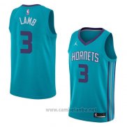 Camiseta Charlotte Hornets Jeremy Lamb #3 Icon 2018 Verde