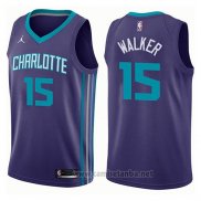Camiseta Charlotte Hornets Kemba Walker #15 Statement 2017-18 Violeta