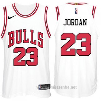 Camiseta Chicago Bulls Michael Jordan #23 2017-18 Blanco