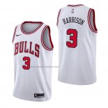 Camiseta Chicago Bulls Shaquille Harrison #3 Association Blanco