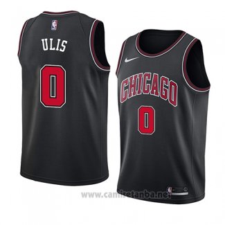 Camiseta Chicago Bulls Tyler Ulis #0 Statement 2018 Negro