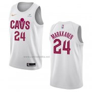 Camiseta Cleveland Cavaliers Lauri Markkanen #24 Association 2022-23 Blanco