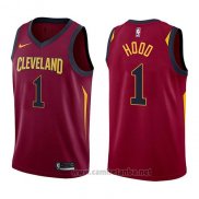 Camiseta Cleveland Cavaliers Rodney Hood #1 Icon 2017-18 Rojo