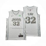 Camiseta Dallas Mavericks Cooper Flagg NO 32 City 2024-25 Blanco