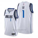 Camiseta Dallas Mavericks Courtney Lee #1 Association Blanco