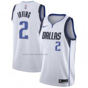 Camiseta Dallas Mavericks Kyrie Irving #2 Association 2022-23 Blanco