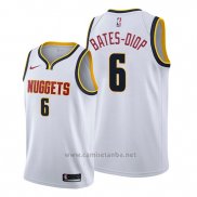 Camiseta Denver Nuggets Keita Bates-Diop #6 Association 2019-20 Blanco