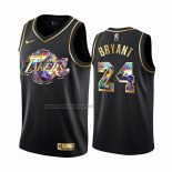 Camiseta Golden Edition Los Angeles Lakers Kobe Bryant #24 2021-22 Negro