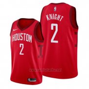 Camiseta Houston Rockets Brandon Knight #2 Earned Rojo