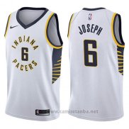 Camiseta Indiana Pacers Cory Joseph #6 Association 2017-18 Blanco