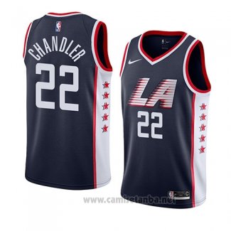 Camiseta Los Angeles Clippers Wilson Chandler #22 Ciudad 2019 Azul