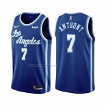 Camiseta Los Angeles Lakers Carmelo Anthony #7 Classic 2021 Azul