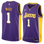 Camiseta Los Angeles Lakers Javale Mcgee #1 Statement 2018 Violeta