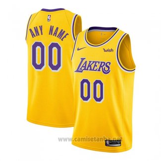 Camiseta Los Angeles Lakers Personalizada Icon 2018-19 Blanco