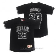 Camiseta Manga Corta Chicago Bulls Michael Jordan #23 Negro