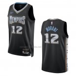 Camiseta Memphis Grizzlies Ja Morant #12 Ciudad 2022-23 Negro