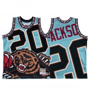 Camiseta Memphis Grizzlies Josh Jackson #20 Mitchell & Ness Big Face Verde