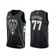 Camiseta Milwaukee Bucks Ersan Llyasova #77 Statement Negro