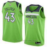 Camiseta Minnesota Timberwolves Anthony Tolliver #43 Statement 2018 Verde