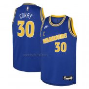 Camiseta Nino Golden State Warriors Stephen Curry #30 Classic 2022-23 Azul