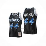Camiseta Orlando Magic Brandon Williams NO 44 Mitchell & Ness 2009-10 Negro
