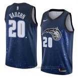 Camiseta Orlando Magic Rashad Vaughn #20 Ciudad 2018 Azul